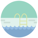 swimming flat Icon
