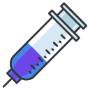 syringe Filled Outline Icon