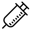 syringe line Icon