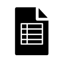 tables document glyph Icon