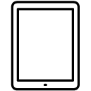 tablet line Icon