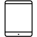 tablet_1 line Icon