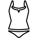 tank top underwear line Icon