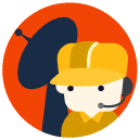 technical support flat Icon