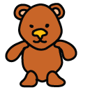 teddy bear Doodle Icons