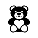 teddybear glyph Icon
