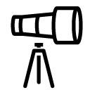 telescope line Icon