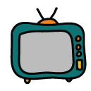 television Doodle Icon