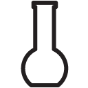 test tube line Icon