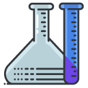 test tubes Filled Outline Icon