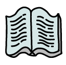 text book Doodle Icon