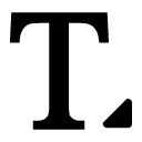 text glyph Icon