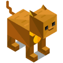 textured cat Isometric Icon