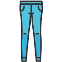 tight jeans Filled Outline Icon