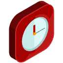 time Isometric Icon
