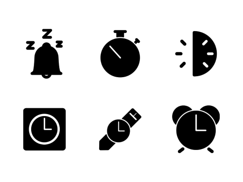 time-glyph-icons
