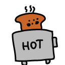 toaster Doodle Icons