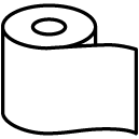 toilet paper line Icon