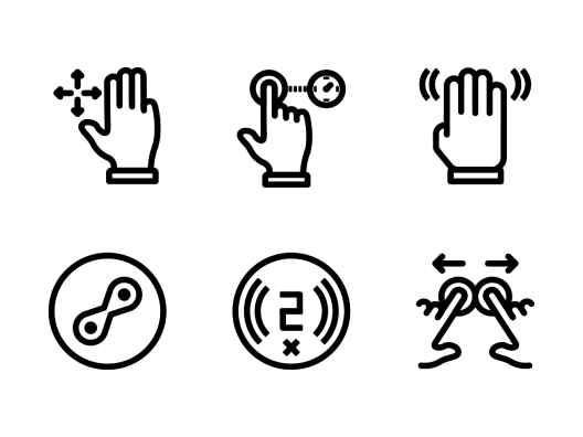 touch-gestures-line-icons
