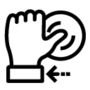 touch log in line Icon
