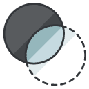transparency Filled Outline Icon