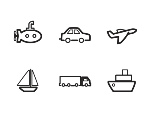 transportation-line-icons
