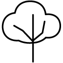 tree_3 line Icon