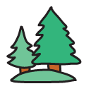 trees Doodle Icons
