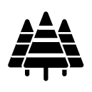 trees glyph Icon