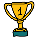 trophy Doodle Icon