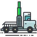 truck Filled Outline Icon