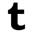 tumblr glyph Icon