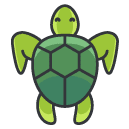 turtle Filled Outline Icon