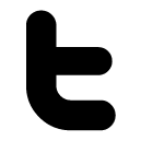 twitter glyph Icon