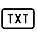 txt line Icon