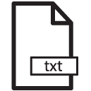 txt line Icon