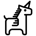 unicorn line Icon copy
