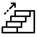 upstairs line Icon