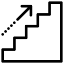 upstairs line Icon
