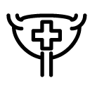 uterus line Icon