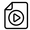 video file line Icon