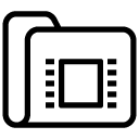 video folder line Icon copy