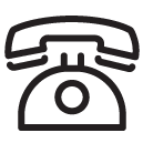 vintage phone line Icon