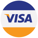 visa Flat Round Icon