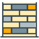 wall Filled Outline Icon