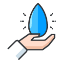 water care Filled Outline Icon