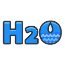 water compound Filled Outline Icon