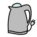 water kettle Doodle Icons