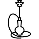waterpipe line Icon