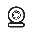 webcam line icon